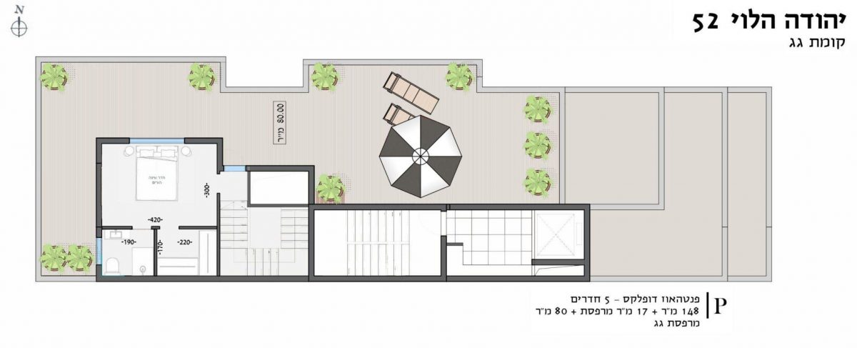 קומת גג - תכנית מכר